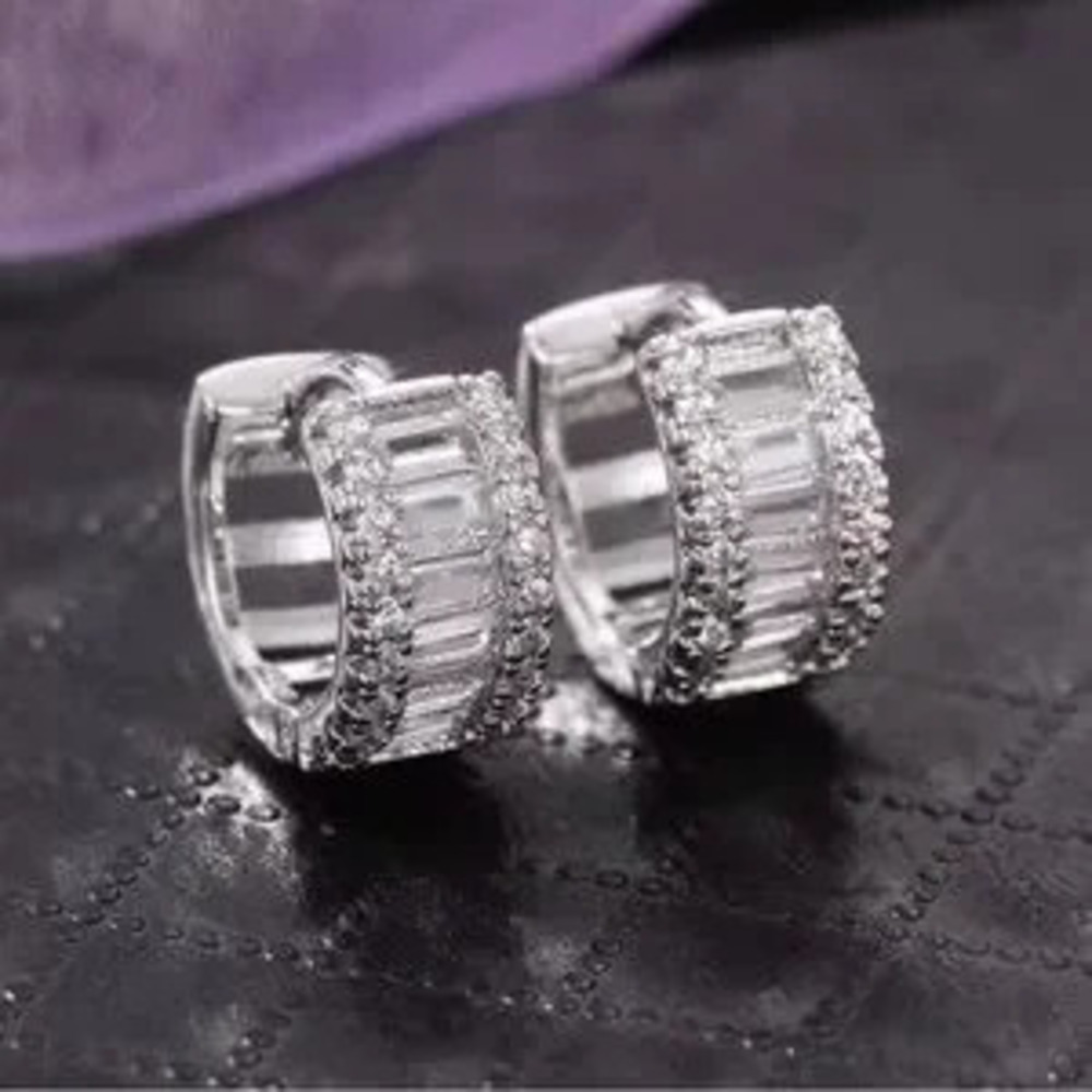 Elegant Silver Hoop Earrings